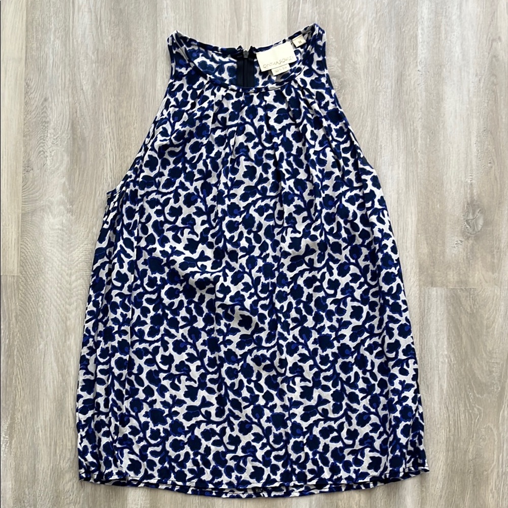 Blue and White Patterned Women's Skirt